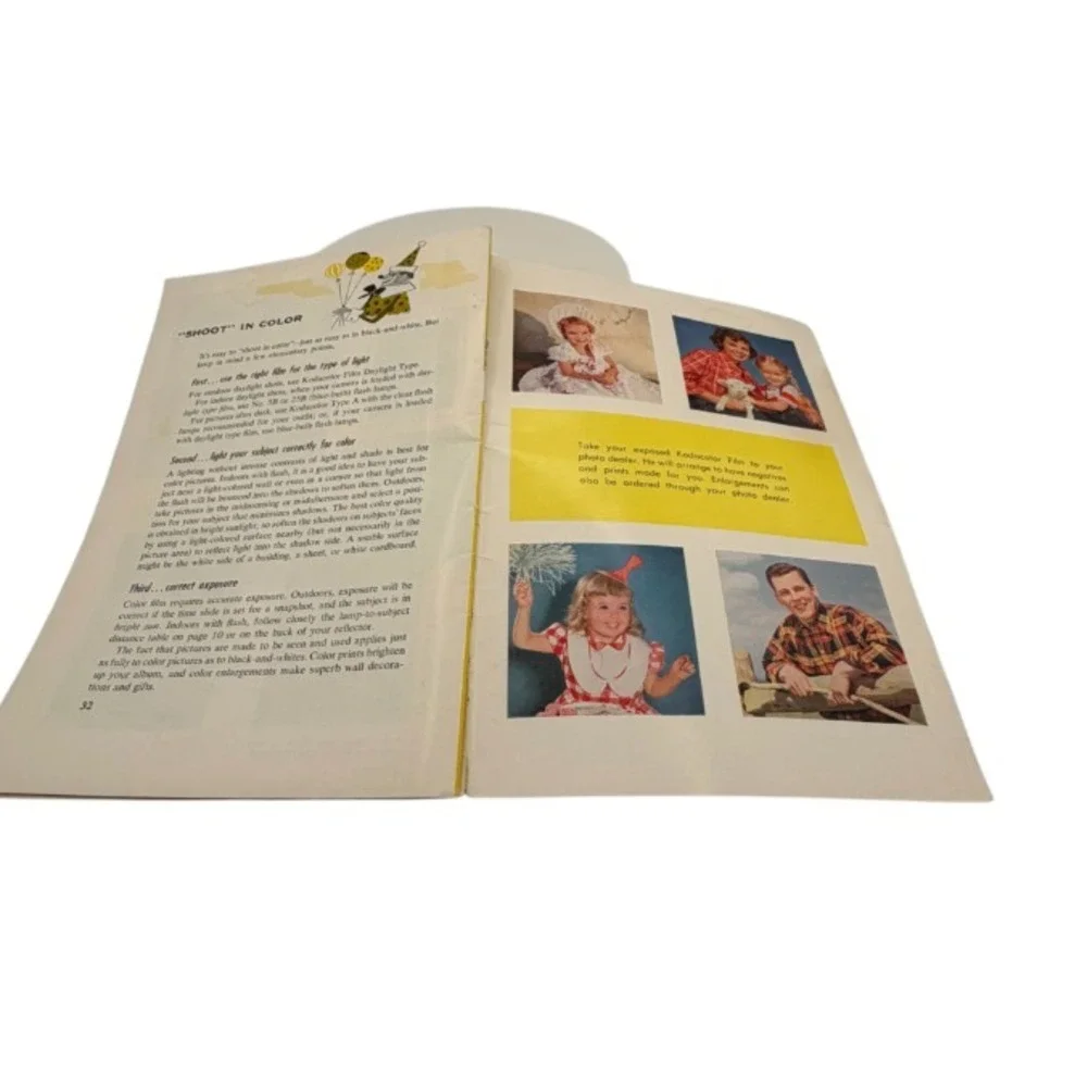 Vintage Kodak Brownie Hawkeye‎ Flash Camera Guide Booklet Snapshots Manual 1950s